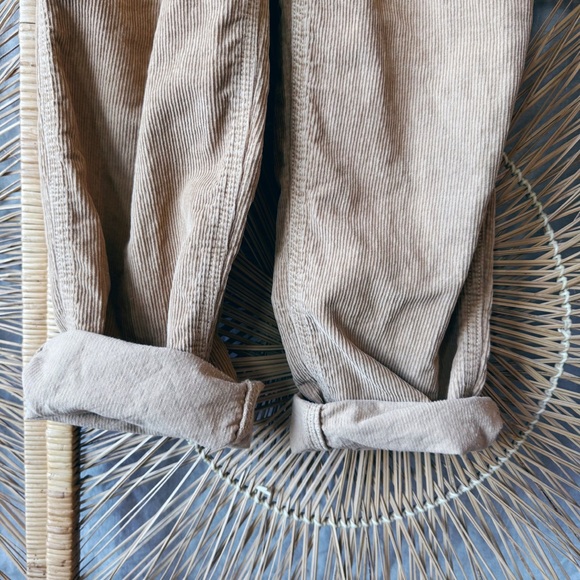 Aritzia Sunday Best Corduroy Tan Brown Overalls SZ: S - Picture 4 of 7